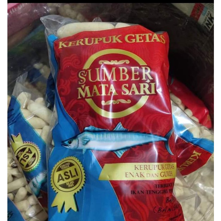 

getas cap sumber mata sari/amplang/snack bangka/oleh oleh