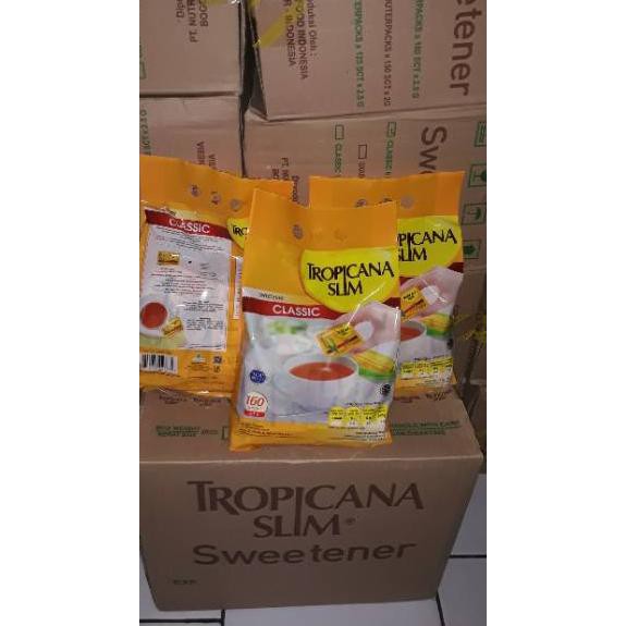 

4.4 Fasion sale Tropicana Slim sweetener classic Gula Jagung Rendah Kalori Isi 160sachet