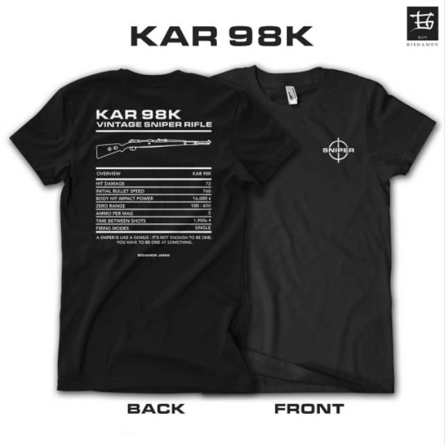 Kaos PUBG KAR 98k