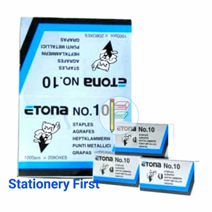 

Isi Staples ETONA no 10 per pack