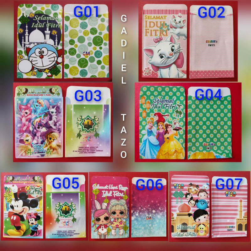 

AMPLOP / ANGPAO LEBARAN / IDUL FITRI PENDEK ISI 10 PCS
