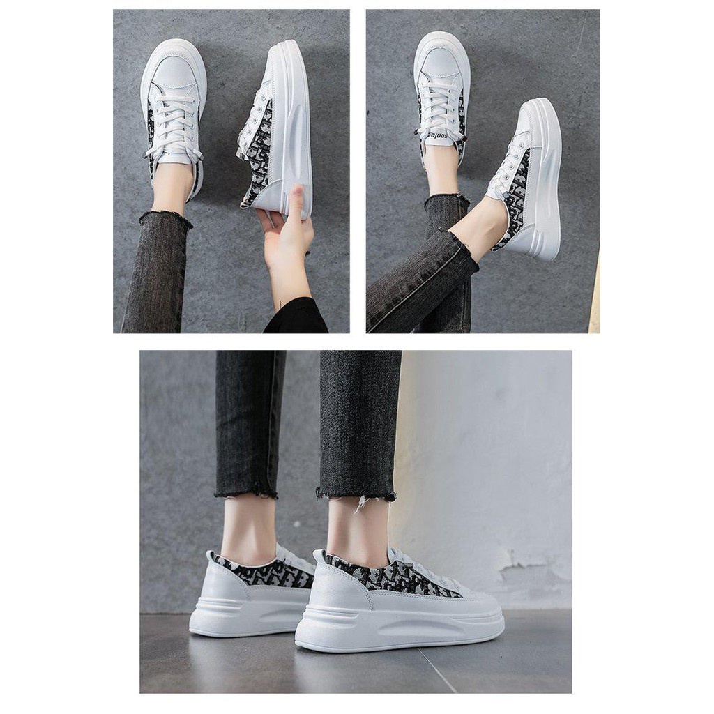 Free Box Sepatu NS2080 Sneakers Wanita Kasual Kekinian Import Sepatu Termurah