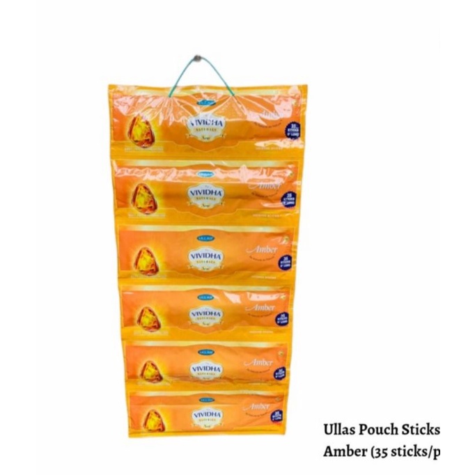 Dupa / Hio India Wangi Harum Ullas Pouch Amber 35 Sticks/pouch