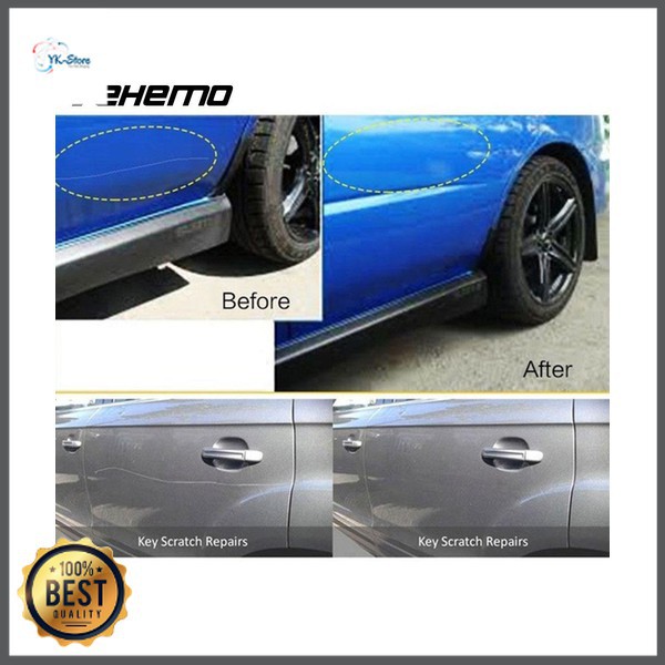 Vehemo Amplas Body Mobil Fix Clear Car Scratch Polish Cloth 20x10 cm 056 Gray Grab Medan