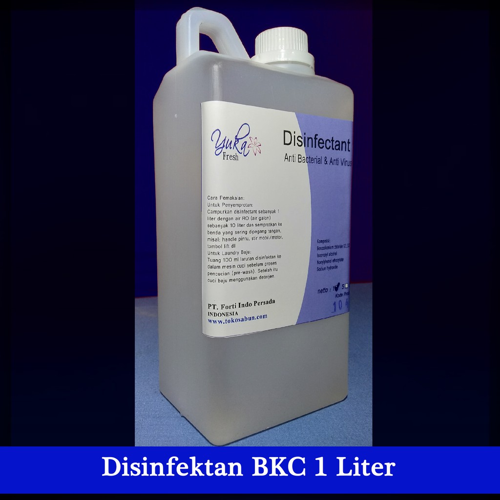 Disinfektan BKC 1 Liter / 1000 ml (Disinfectant / Desinfektan)