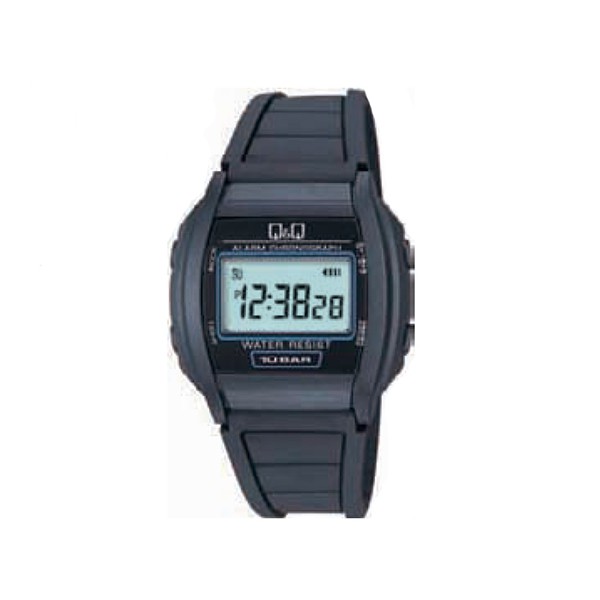 SALE Jam Tangan Pria Sporty Casual Karet Rubber Digital Original Q&amp;Q QnQ QQ ML01 Series