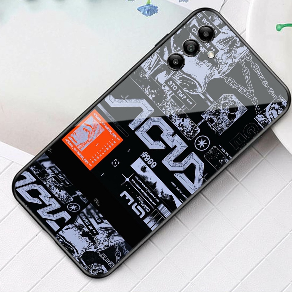 (U 074) Case Kaca Samsung A04s - Casing Hp Samsung A04s - Softcase Kaca Glossy Samsung A04s - Casing