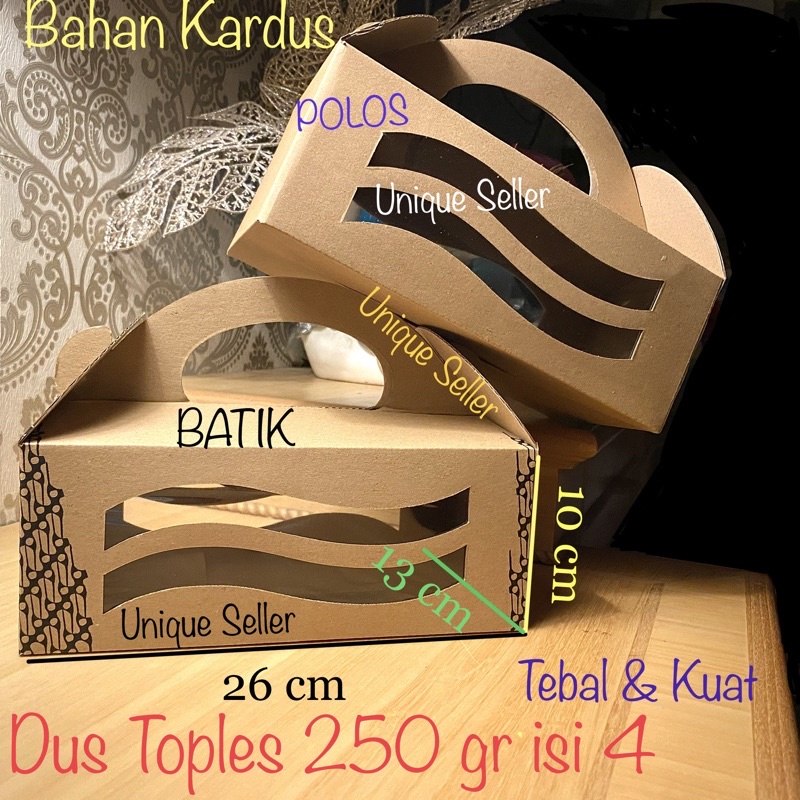 Jual Dus Box Kotak Toples Gr Isi Minimal Pembelian Pcs Dus Box Kotak Hampers X X