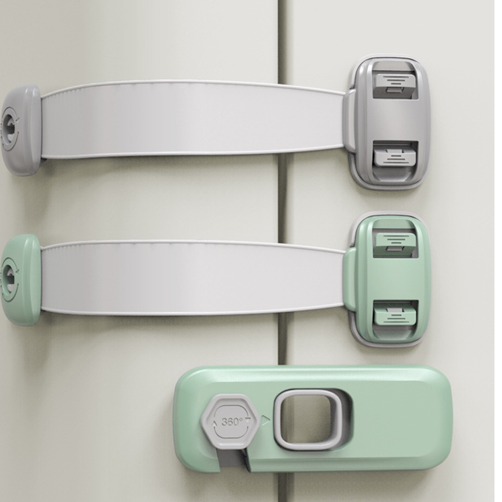 Safety Lock Pengunci Laci Pintu Kulkas Pengaman Serbaguna