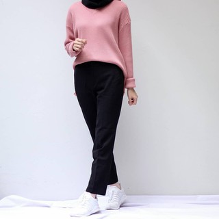 SWEATER BOXY V  NECK  RAJUT  BOXY V  NECK  BAJU  ATASAN 