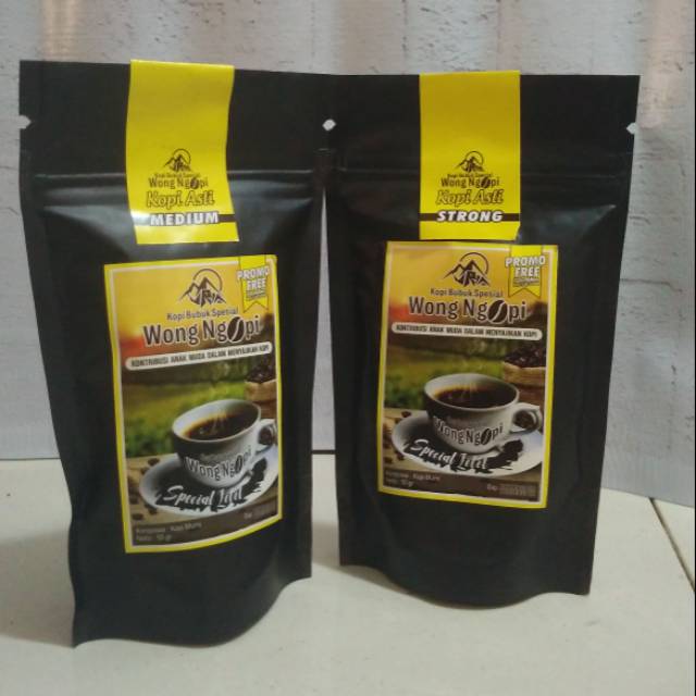 

Kopi bubuk special Wong Ngopi 50gr