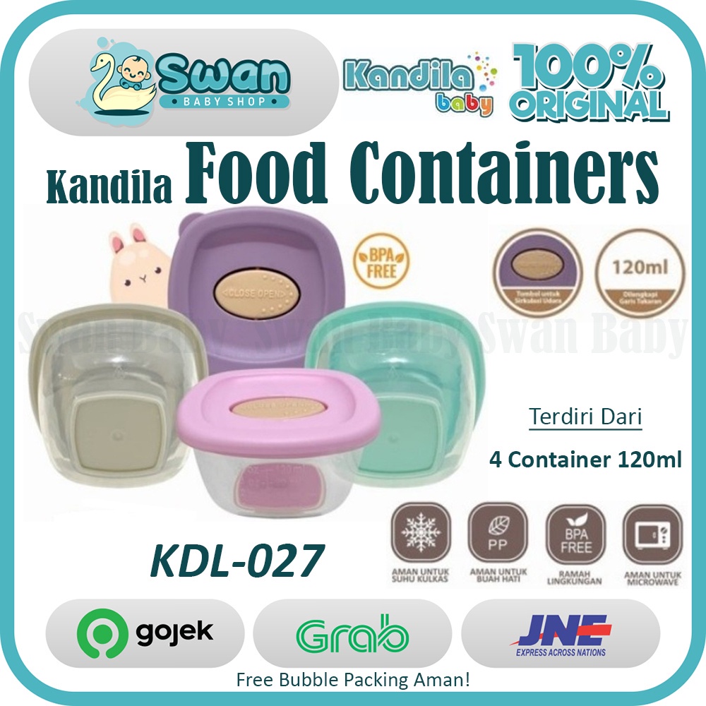 Kandila Baby Food Container / Tempat Makan Bayi