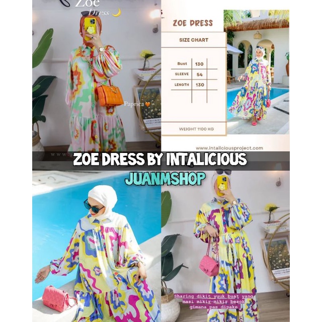Zoe Dress by Intalicious