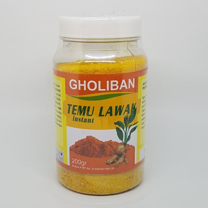 Temulawak Instan / Seduh Gholiban 200 gr Kemasan BOTOL