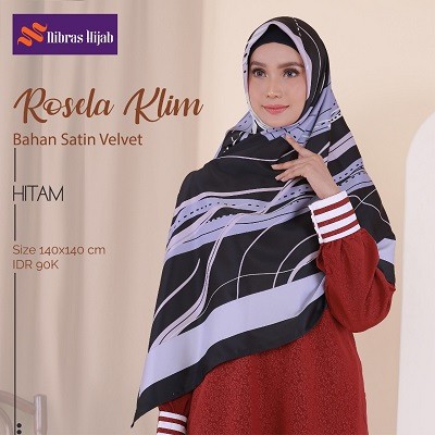 Nibras hijab rosela klim hijab satin hijab nibras