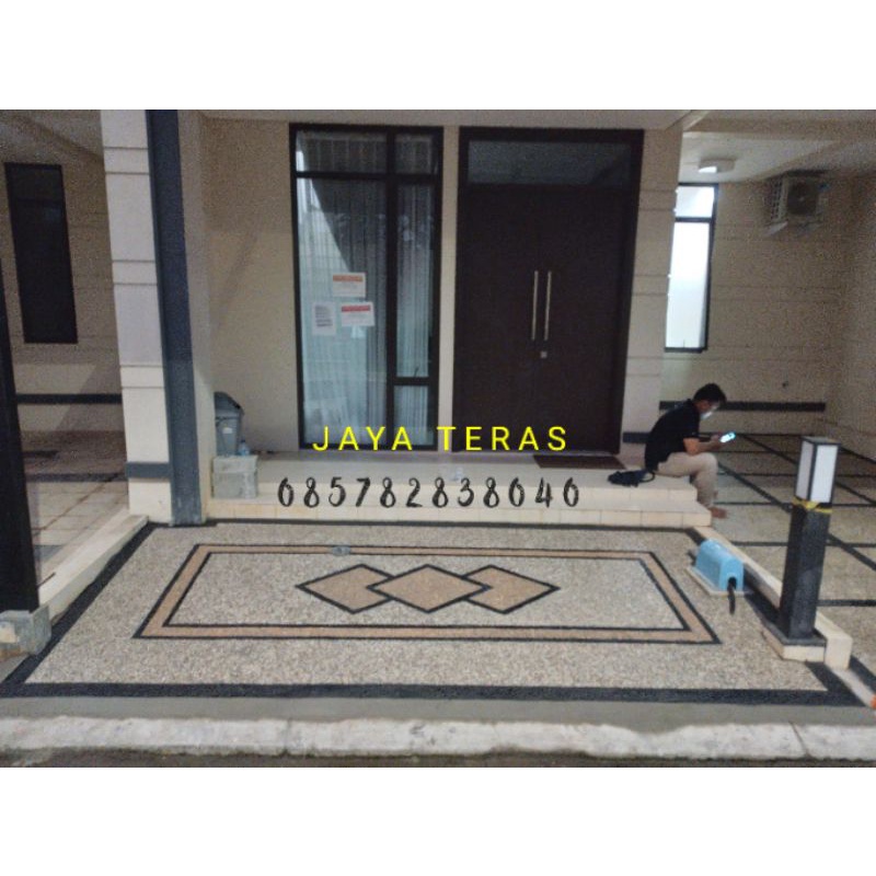 Carport Batu Koral Sikat Garasi