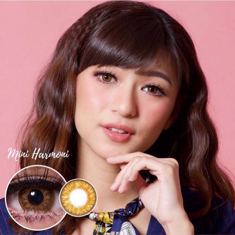 ORIGINAL Kitty Kawaii Mini Harmony Gray brown softlens soflens softlenses normal minus