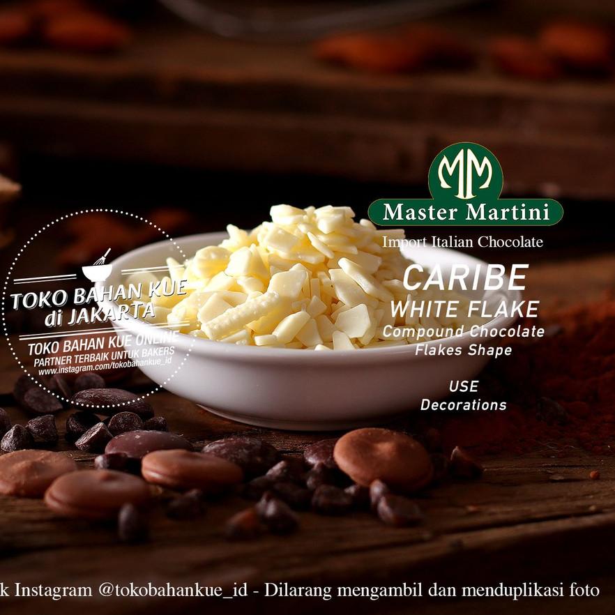 

Termurah Master Martini CARIBE WHITE Chocolate FLAKES 100gr Coklat Keping Serpihan Putih !!