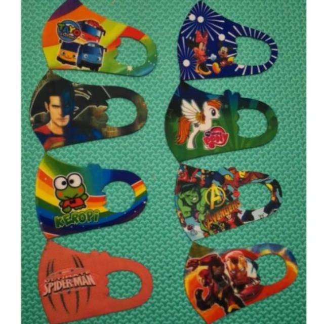 Masker Scuba Kids Anak Karakter