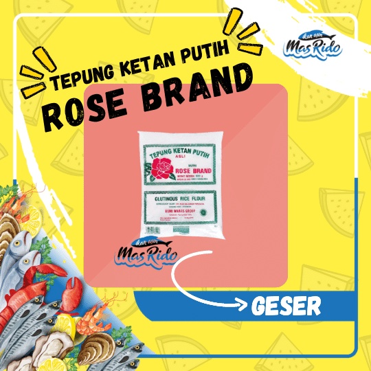 

Tepung Ketan Putih Tepung Tapioka Rose Brand Glutinous Rice Termurah