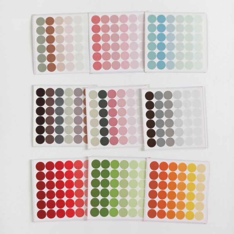 

Stiker dot stiker basic stiker bulat lingkaran kecil