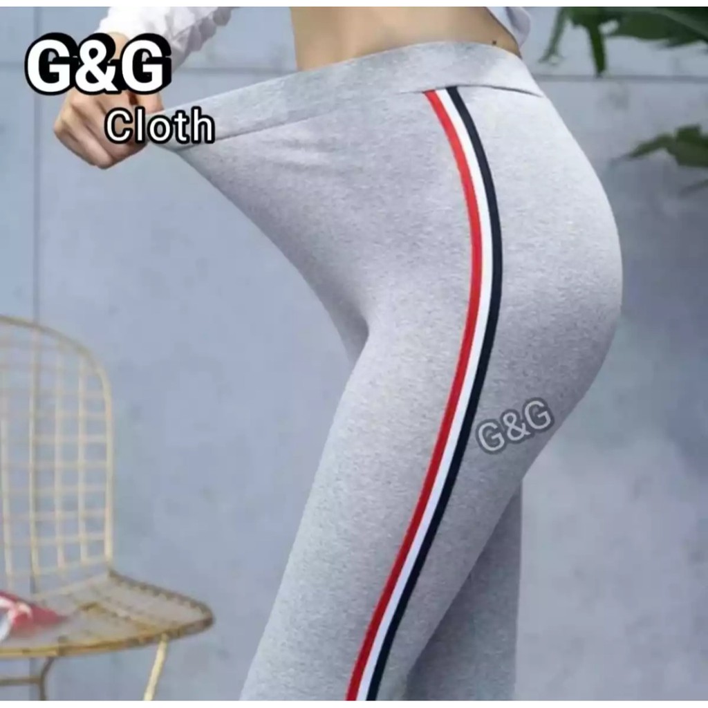 Celana Sport Legging strip Dewasa Ready Celana Legging Sport List DEWASA KBR STORE