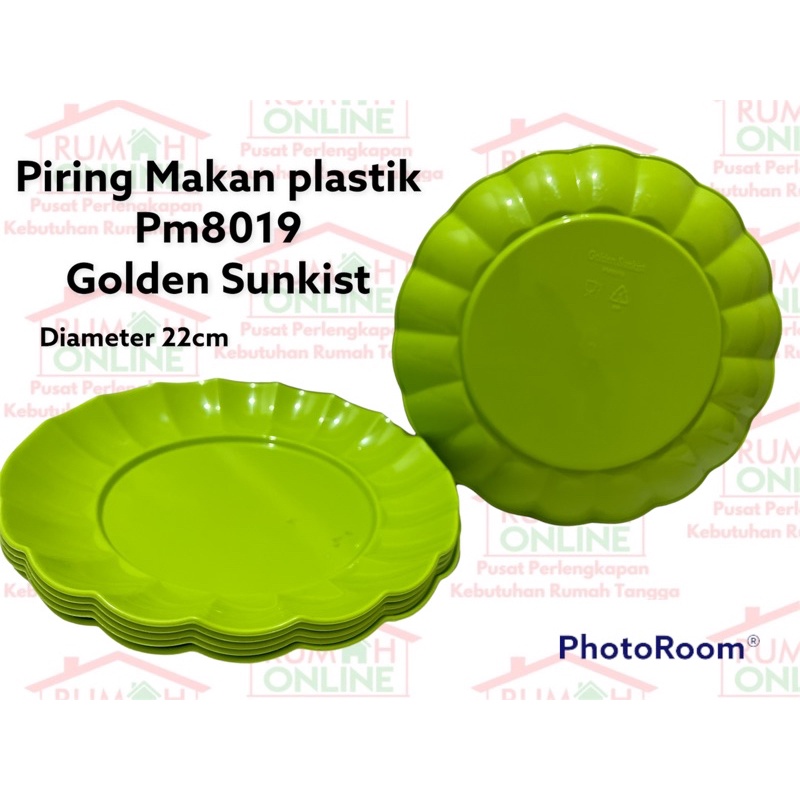 PIRING MAKAN BUNGA PM8019 GOLDEN SUNKIST