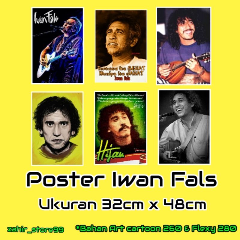 Jual POSTER IWAN FALS / POSTER DINDING | Shopee Indonesia