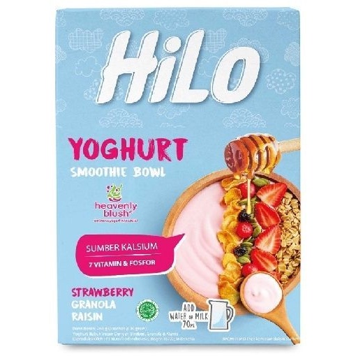 

HiLo Yoghurt Smoothie Bowl Strawberry 8 Sachet 240 gr