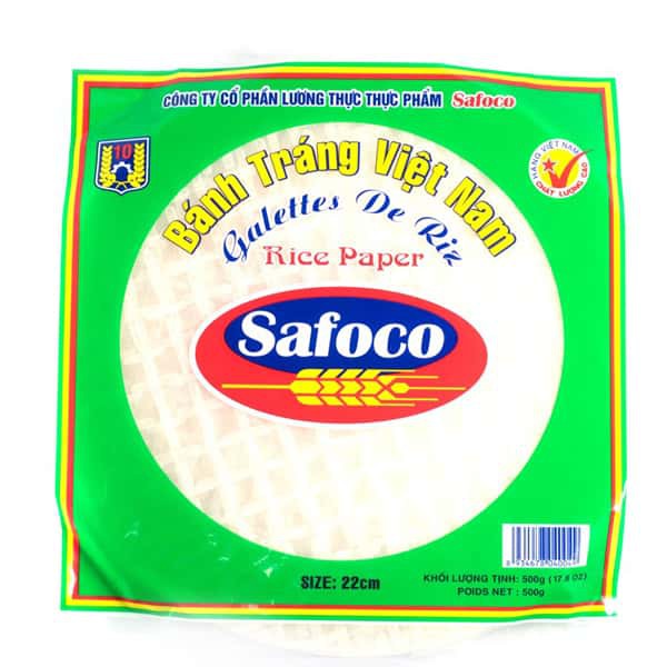 

Safoco Vietnam Rice Paper 22cm Kulit Lumpia Bening Bhan Trang 300gr