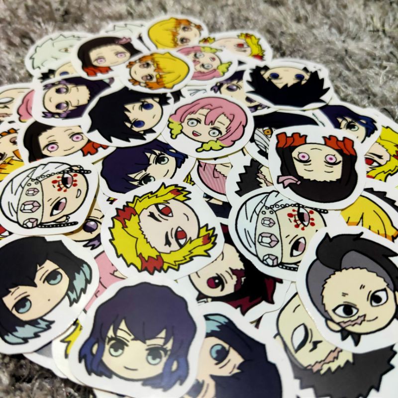 

STICKER ANIME DEMON SLAYER / STICKER AESTHETIC 15pcs / STIKER TUMBLR / STIKER LUCU MURAH