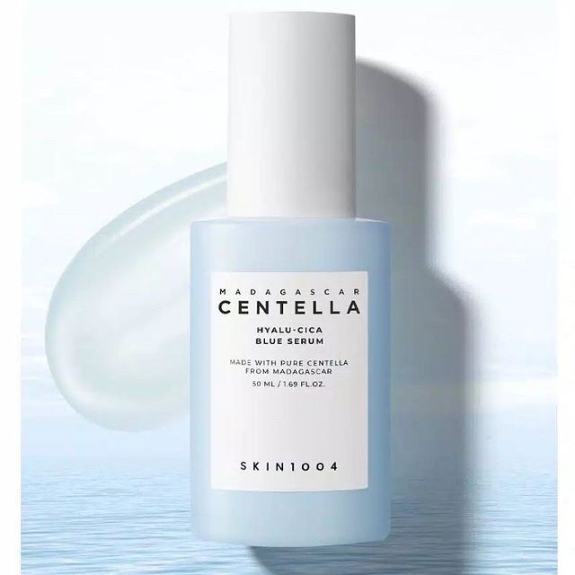 SKIN1004 Madagascar Centella HYALU CICA BLUE SERUM 50 ml  (Hyaluronic Acid) - Skin 1004 Fullsize Biru