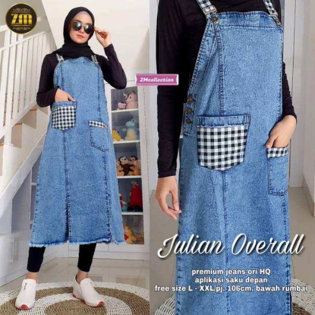 Overall jeans snow 7/8 //JF802