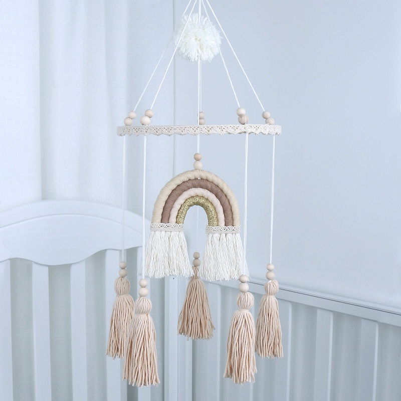 Mary Handmade Tenun Ornamen Wall Art Anyaman Hiasan Dinding Liontin Dekorasi Tangan