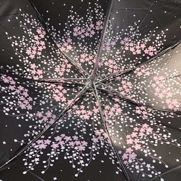 Payung Lipat Anti Sinar Uv Paradise Original Motif Kembang Bahan Vinyl