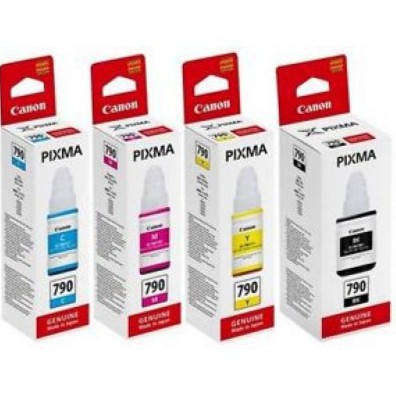 PAKET TINTA CANON 790 BLACK CYAN MAGENTA YELLOW ORIGINAL