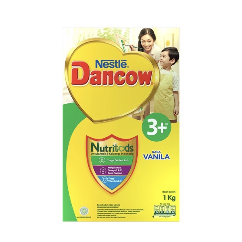 

Dancow 3+ Nutritods Vanila/ Madu 1 kg