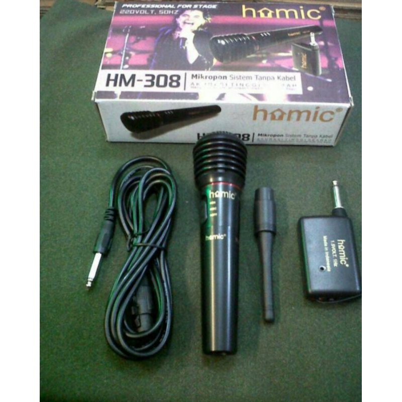 Mic Single Wireless HOMIC HM-308 // zoo