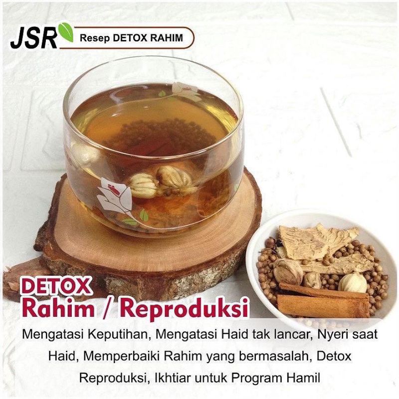 RAMUAN JSR Detox rahim AMPUH melancarkan haid yg tdk teratur