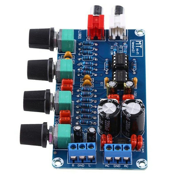 Tone control ne5532 kit tune kontrol hifi audio pre amplifier stereo