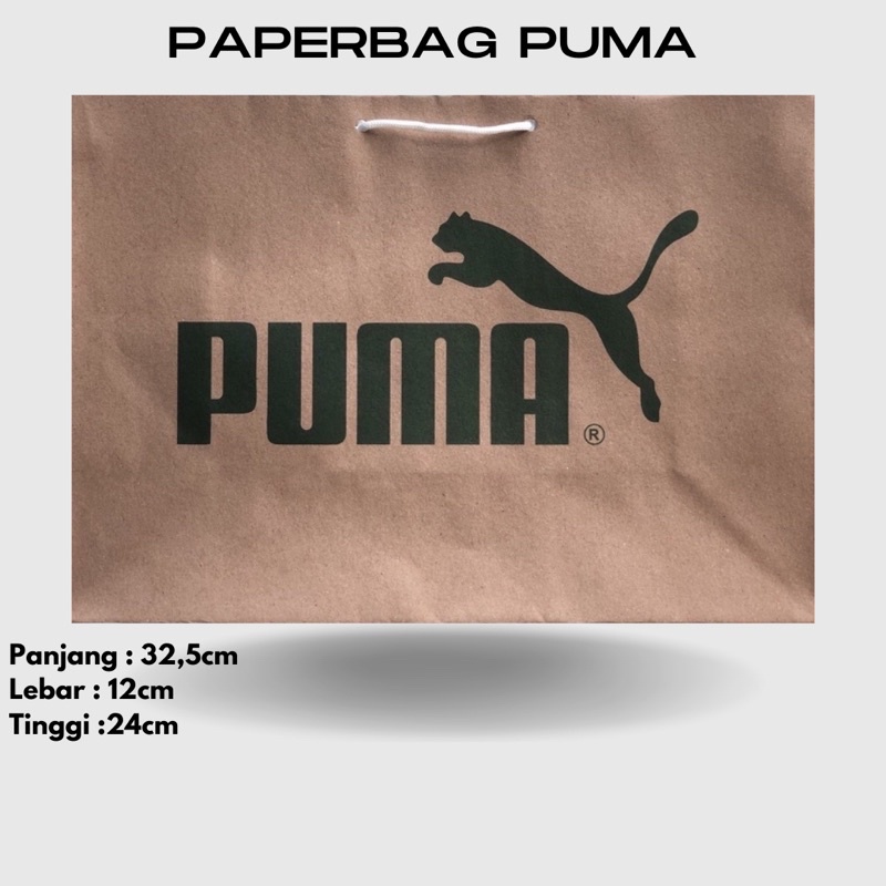 

SS - PAPERBAG P*MA KUALITAS PREMIUM TERMURAH / TAS KADO / PAPERBAG SEPATU