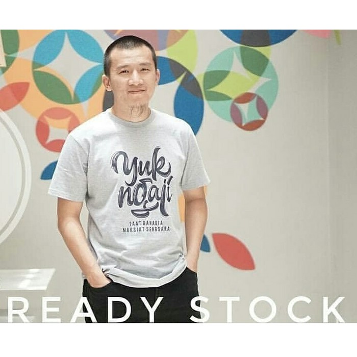 Kaos YukNgaji Official - Kaos Dakwah Yuk Ngaji Lengan Pendek