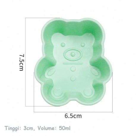 Cetakan Silikon Cupcake Bunga Ulir Hati Silicone Mold Premium Love Swirl Heart Oven Safe Babymaniashop