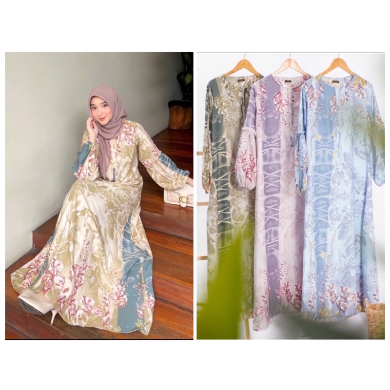 Bahan Kain Diorsilka Neptune / RiaMirandai/ bahan gamis seragam / kain silk meteran murah maxamara