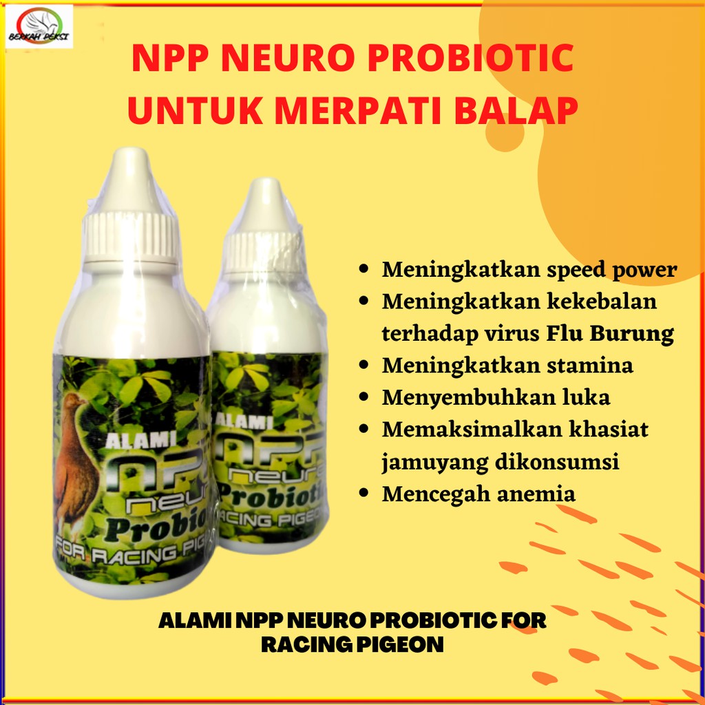 NPP PROBIOTIK OBAT STAMINA BURUNG MERPATI BALAP TINGKATKAN POWER SPEED RAHASIA  PEMENANG LOMBA BALAP