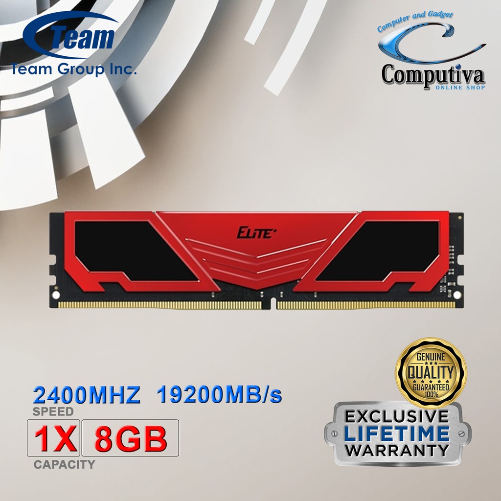 TEAM ELITE PLUS DDR4 8GB 2400MHZ