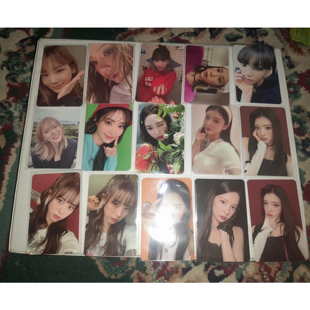 official photocard wendy taeyeon INVUTAEYEO zoa kep1er dayeon mashiro youngeun withdrama ktown conne