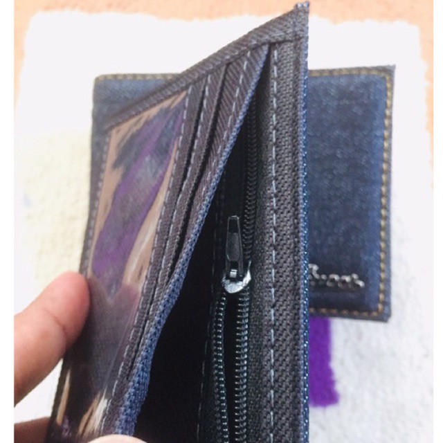 [anton hilmanto] DOMPET DENIM LIPAT DUA11 atau bahan levis dengan logo besi #dompet #dompetpria #dompetcowok #dompetanak #dompetremaja #dompetmurah #starseller #dompetlipat