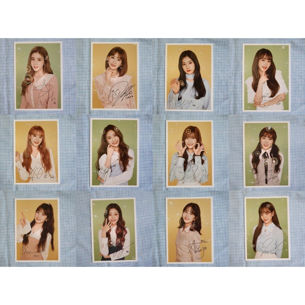 IZ*ONE IZONE Postcard 1st Concert Eyes On Me Official Concert Goods