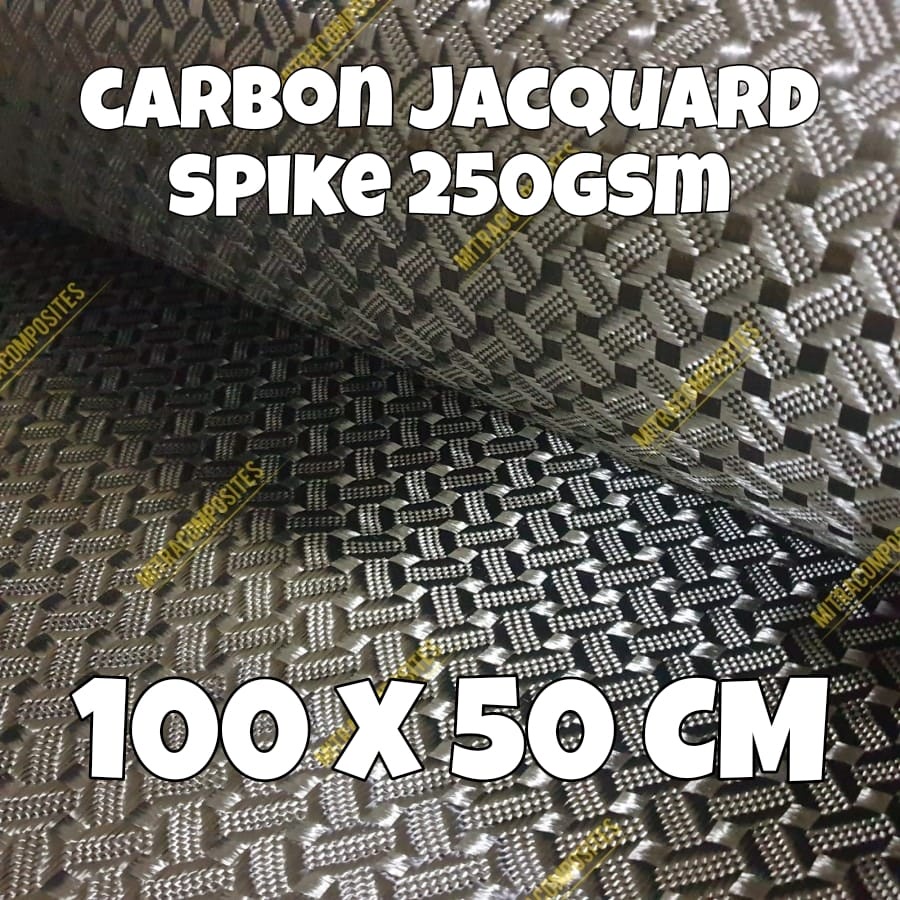 Carbon Kevlar Serat Karbon Jacquard 250gsm